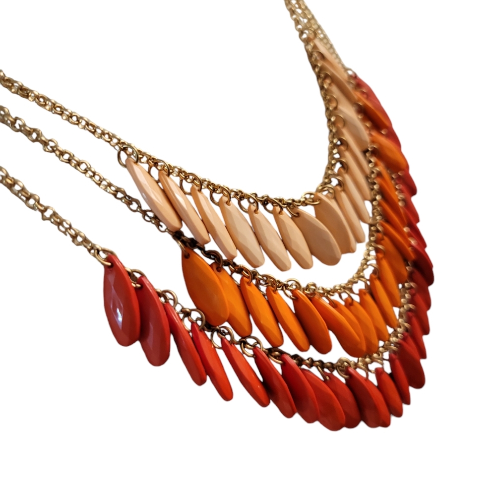 Statement Necklace Multi Colored - image 2